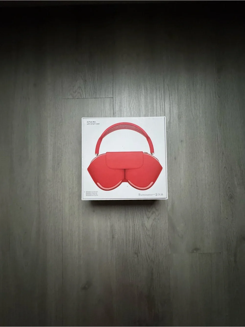 Apple Over-Ear Headphones in Red and Pink